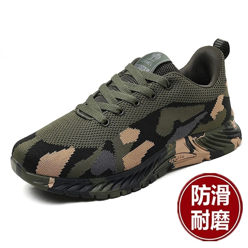 

Men's camouflage sneakers casual shoes lovers fashion breathable women outdoor sports light walking vulcanized flying shoes