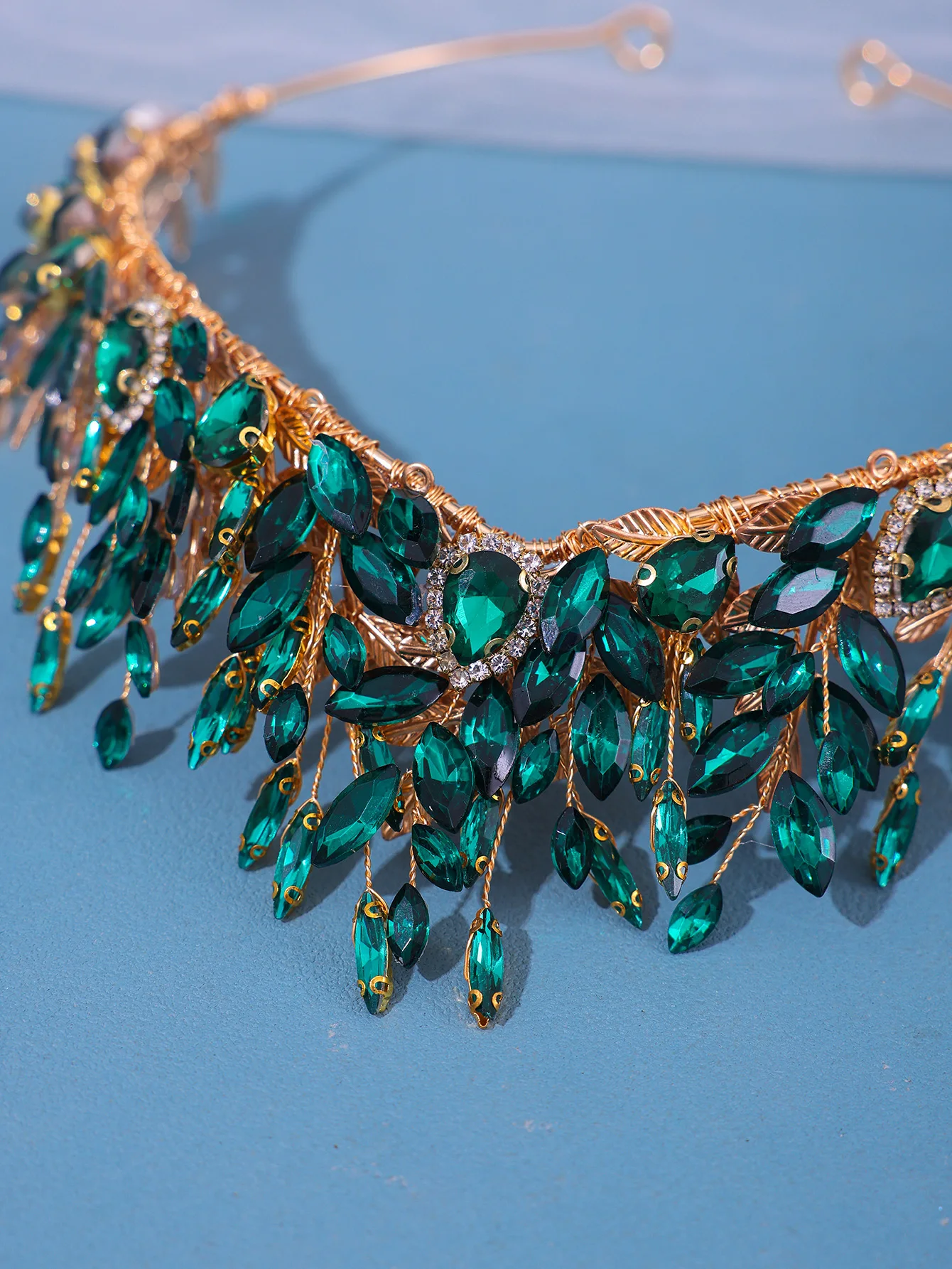 Роскошный Дизайн Свадебные аксессуары для волос в стиле барокко