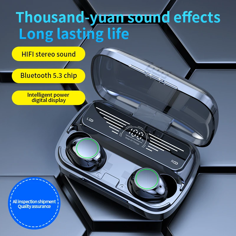 

TWS-стереонаушники с поддержкой Bluetooth 5,0 и микрофоном