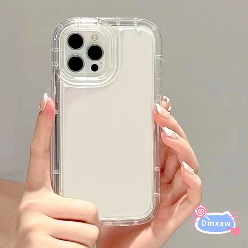 Для Poco X5 X4 X3 GT X2 M4 M3 F6 F5 F2 Pro 5G F4 F3 чехол для телефона Простой Прозрачный Мягкий