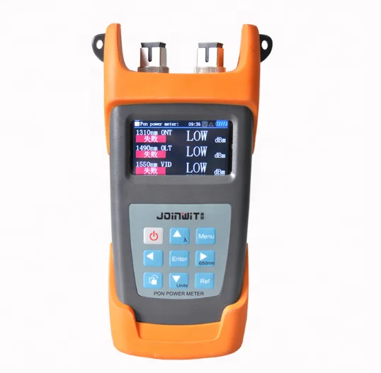 

Handheld PON Power Mete 850 1300 1310 1490 1550 1625nm Fiber Optical PON Power Meter VFL