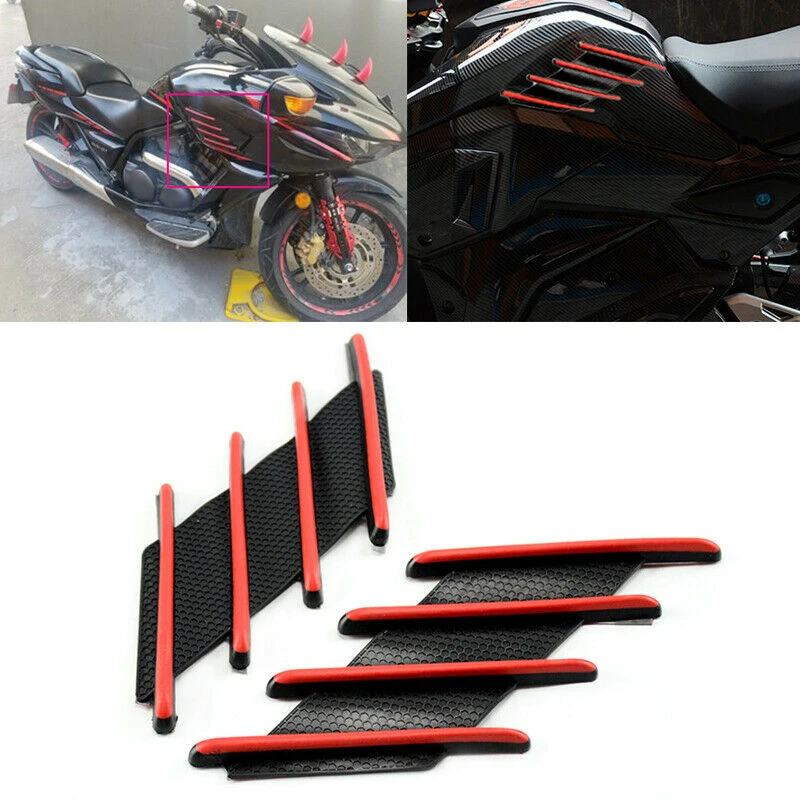 1 пара мотоциклетных устойчивых к царапинам наклейки защита топливного бака