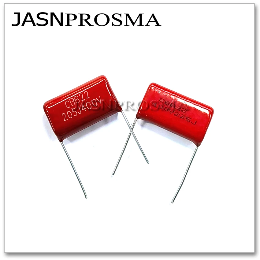 Конденсатор JASNPROSMA CBB шаг 25 мм 630 В 1600 2000 2 кВ 100 шт. 100NF 330NF 1 мкФ 0 33 104 Дж 334 105 5%
