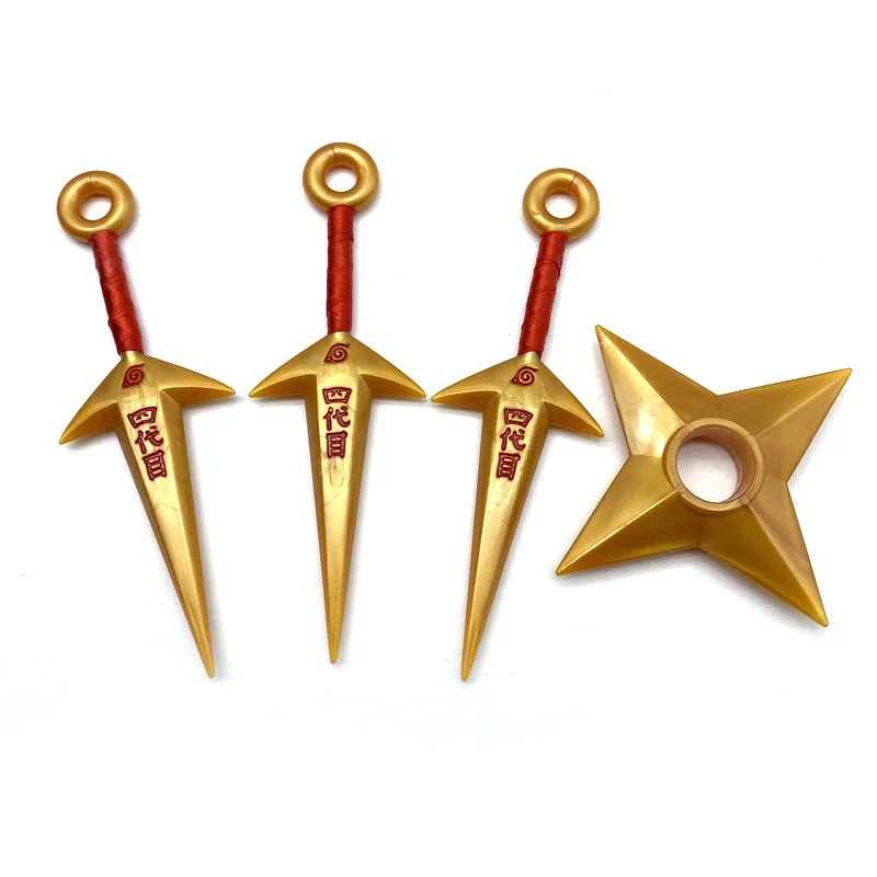 Аниме-фигурка Наруто модель реквизит для косплея Shuriken 9-26 см ПВХ пластиковая