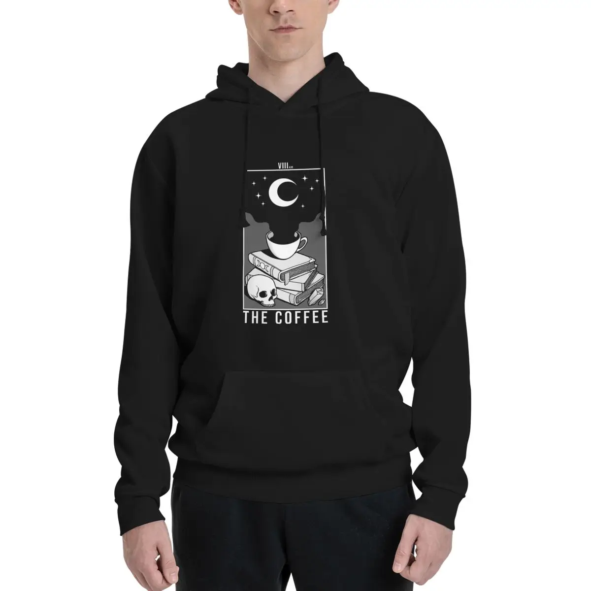 

Кофейная толстовка из полиэстера, мужской женский свитер, размер XXS-3XL