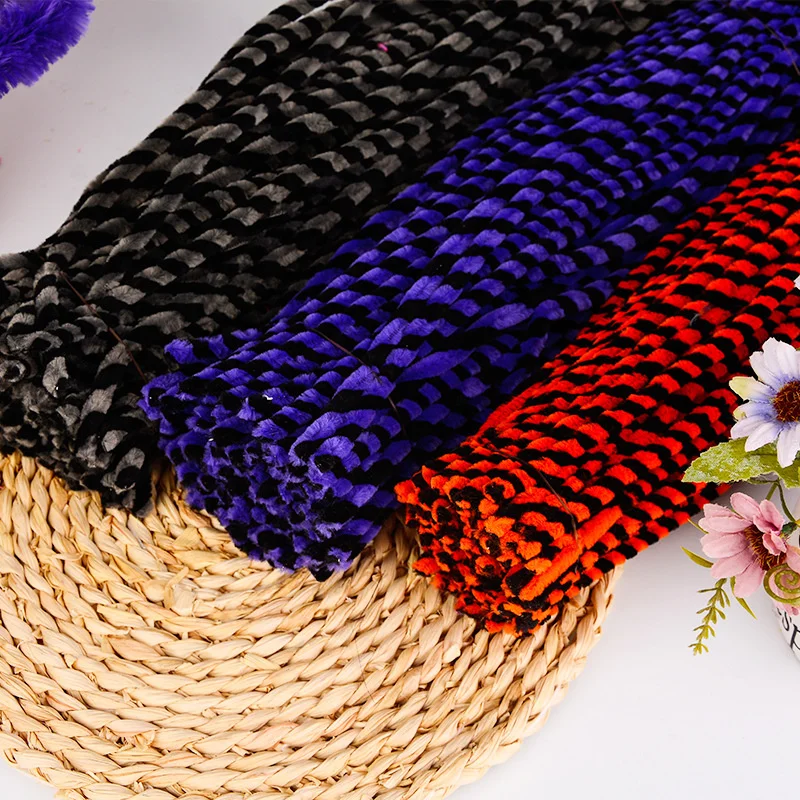 10000 шт. стебли синели трубка 30 см двухцветная плюшевая металлическая проволочная