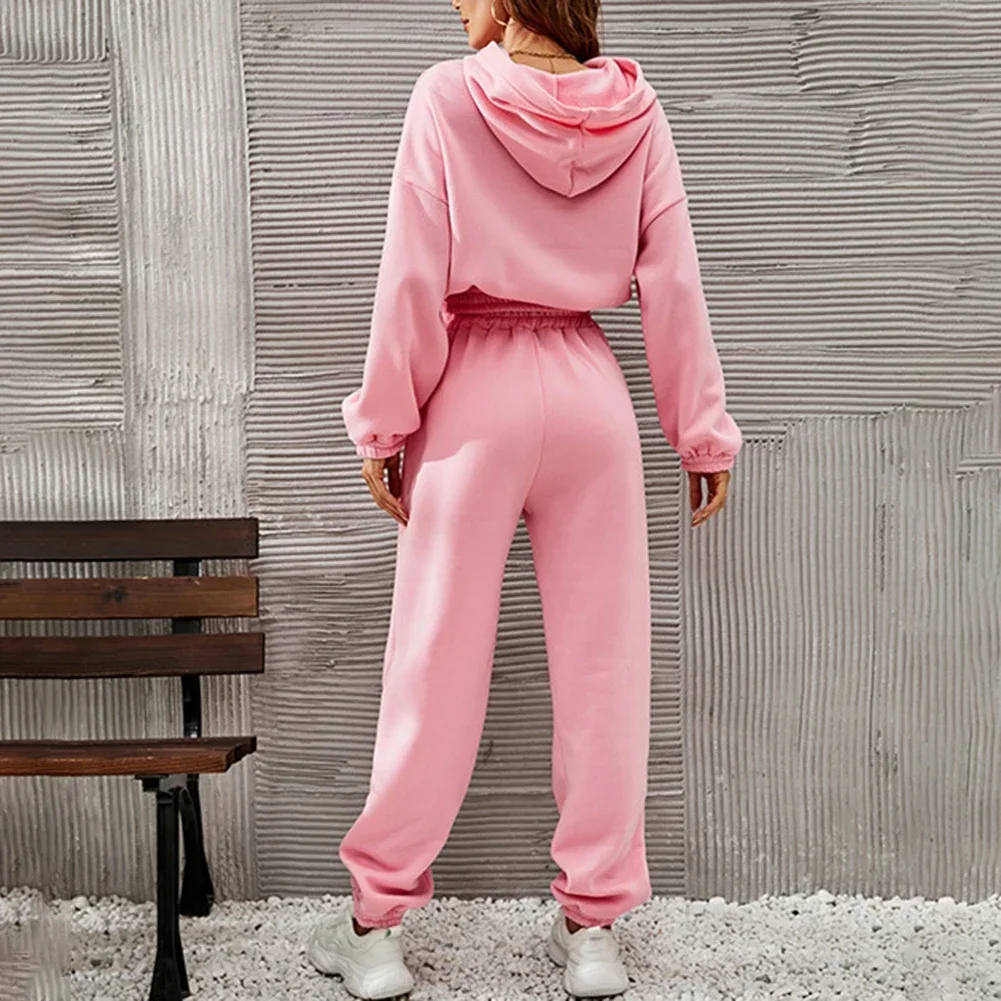 Брюки топ толстовка комплект полной длины с капюшоном светло-серый светло-желтый