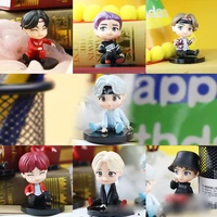 kpop star group a r m y bt21 puppet collection toys latest 7pcsset bangtan boy groups action figures toy dolls gift for girls