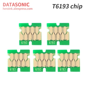 5pcs T6193 T619300 Maintenance Tank Chip For Epson F7270 F9370 F9300 F6200 F7200 F9200 B6080 B7080 T3200 Waste Ink Tank Chips