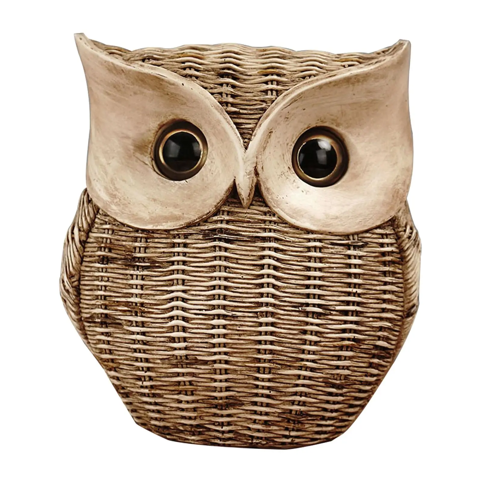 

Owl Statue Animal Sculpture Collection Lightweight Owl Ornament Simulation