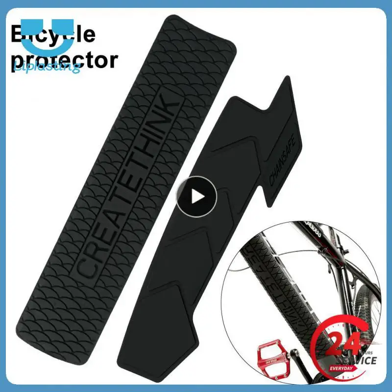 

Защитные наклейки на цепочку, черные водонепроницаемые защитные наклейки на велосипед, легко устанавливаемые наклейки на раму велосипеда, защитное оборудование из ПВХ