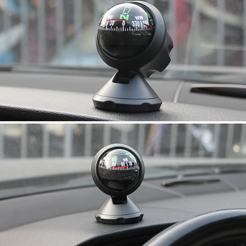 

Portable High-precision Car Inclinometer Slope Meter Auto Built-in Vehicle Declinometer Gradient Level Compass with Suction Cup