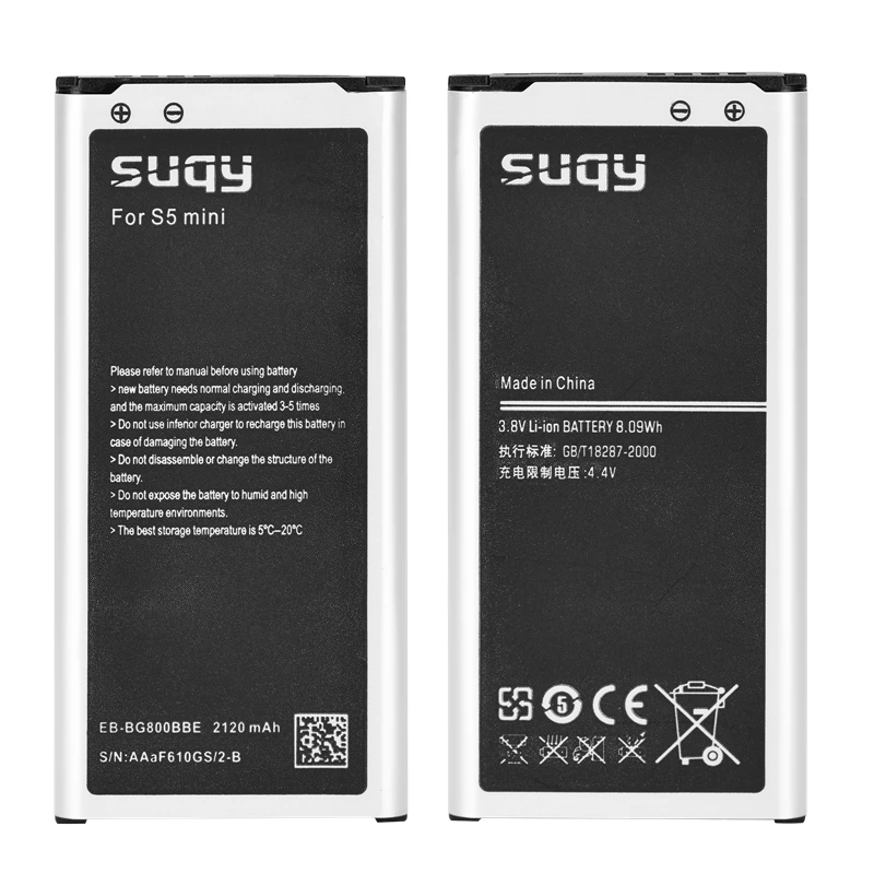 

SUPERSEDEBAT for Samsung S5 mini Bateria for Samsung S5 mini Battery Original Replacement Battery for Samsung Galaxy S5 mini