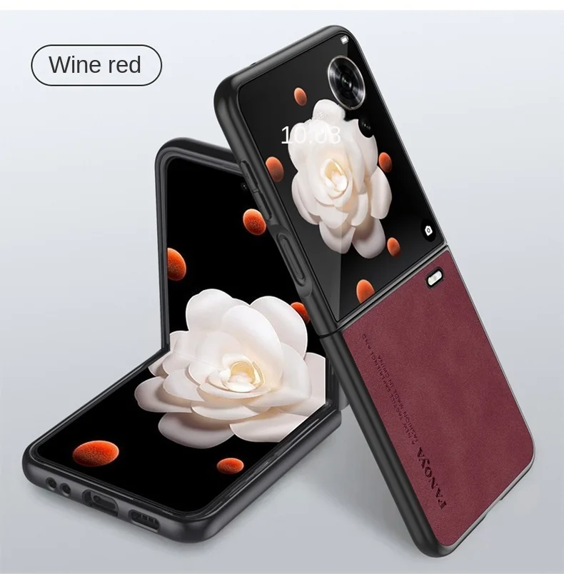 Флип-чехол для Honor Magic V роскошный кожаный матовый складной чехол телефона легкая