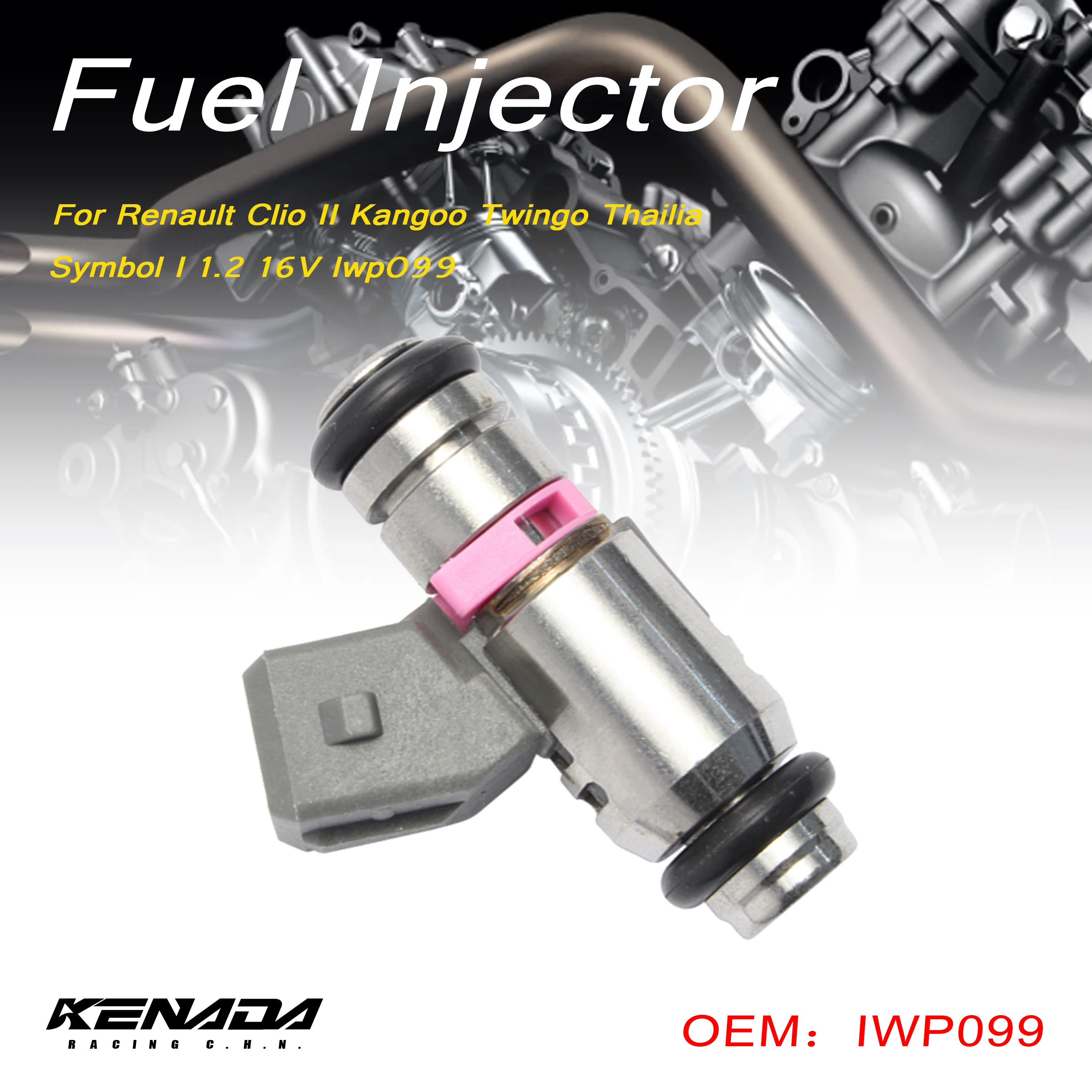 

1pcs Iwp099 Fuel Injector Nozzle For Renault Clio II Kangoo Twingo Thailia Symbol I 1.2 16V