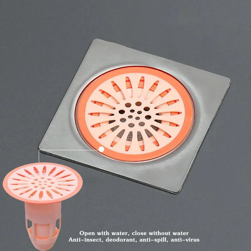 

2022 дезодорант, дренаж пола, силиконовый дренаж для душа, анти-запах, насекомые, забитый стопор, туалет, кухня, ванная комната, волосы Se N4F1