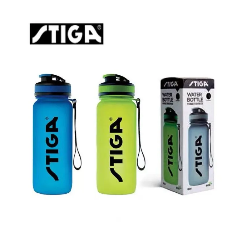 

650 мл Stiga защита от утечки, без бпа Спортивная бутылка для воды, высококачественные туристические походные портативные бутылки