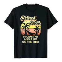 retired 2022 i worked my whole life funny retirement t shirt for women men clothing grandpa grandma papa tee tops gifts