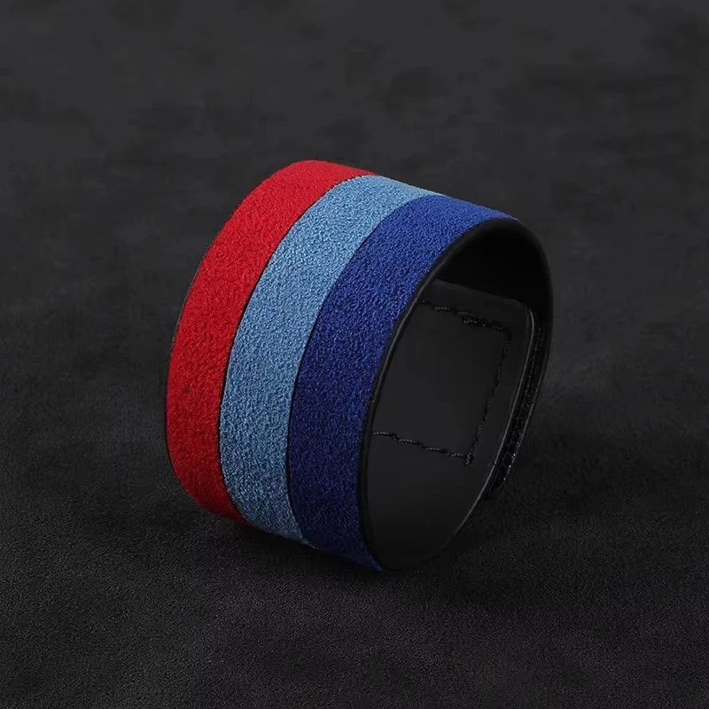 

Автомобильный руль, верхний маркер, усилитель рулевого колеса автомобиля, центральная линия, маркировка, итальянская замша, сделай сам, аксессуар для украшения автомобиля, универсальный