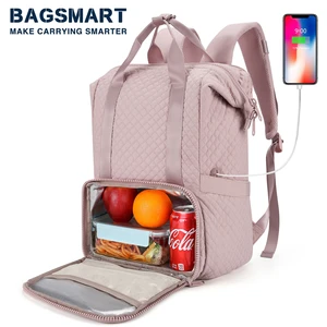 Outdoor Travel Picnic Backpack Family BAGSMART Refrigerator Portable Fresh Food Backpack Insulated C