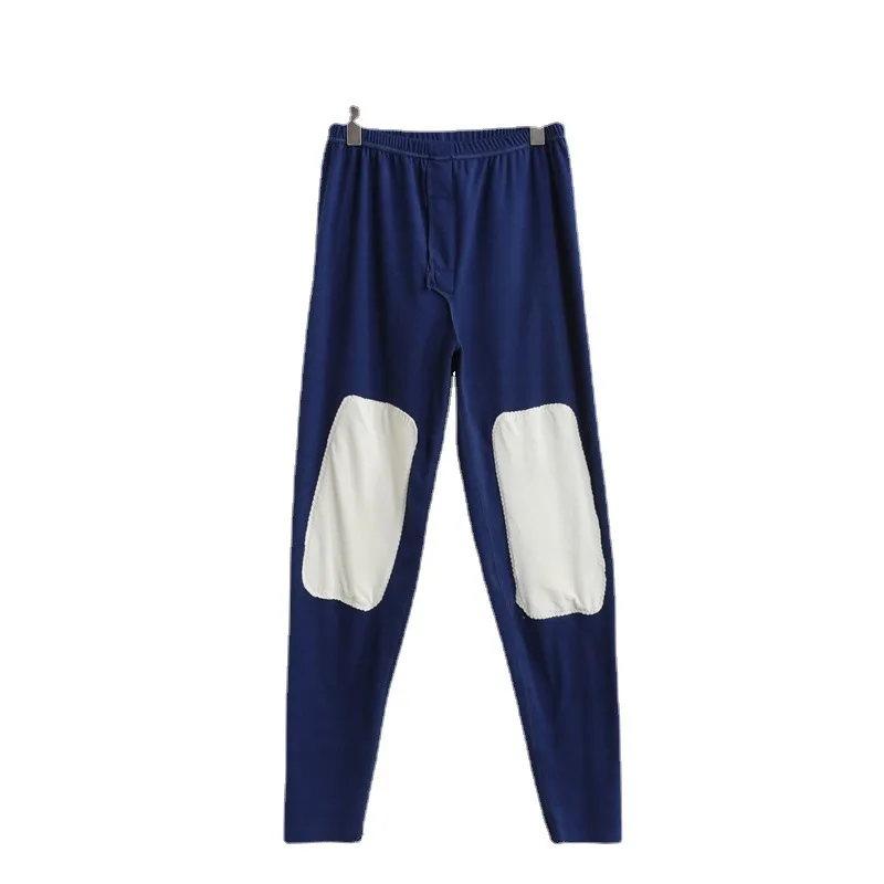 Men Thermal Long Johns Develvet Function Constant Temperature High Waist Elasticity Deep Crotch Knee Warmer Leggings Underwear