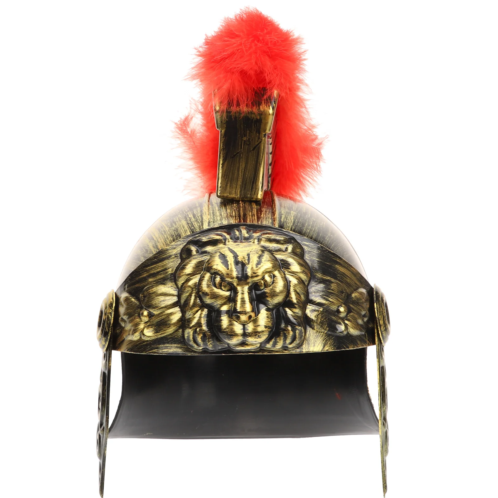 

Roman Gladiator Costume Spartan Warrior Soldier Men Knight Greek Headdress Viking Armor Medieval Kids Samurai Hat Headgear