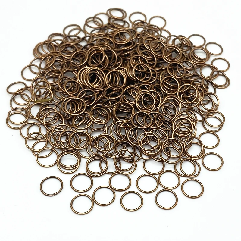 200pcs/lot 4 5 6 7 8 mm Jump Rings Split Connectors for Diy Jewelry Finding Making Accessories Wholesale Supplies |