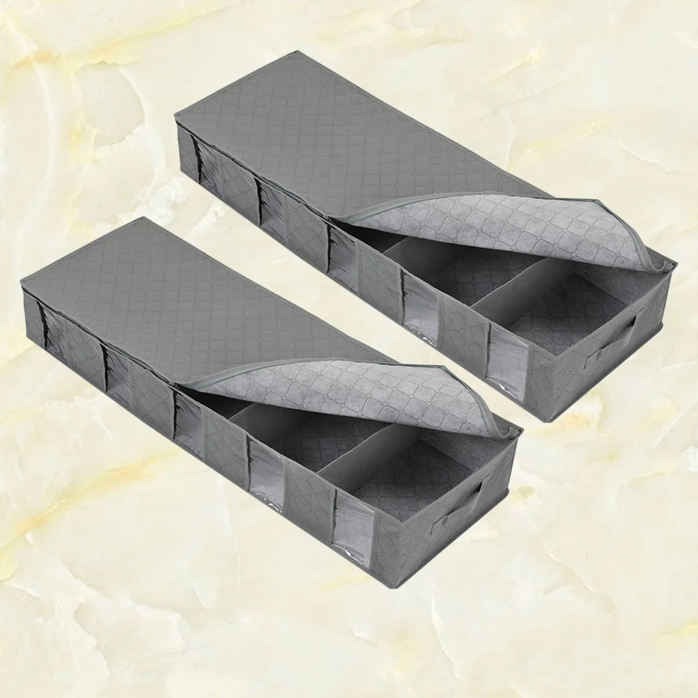 

2 шт., органайзер для хранения вещей под кроватью