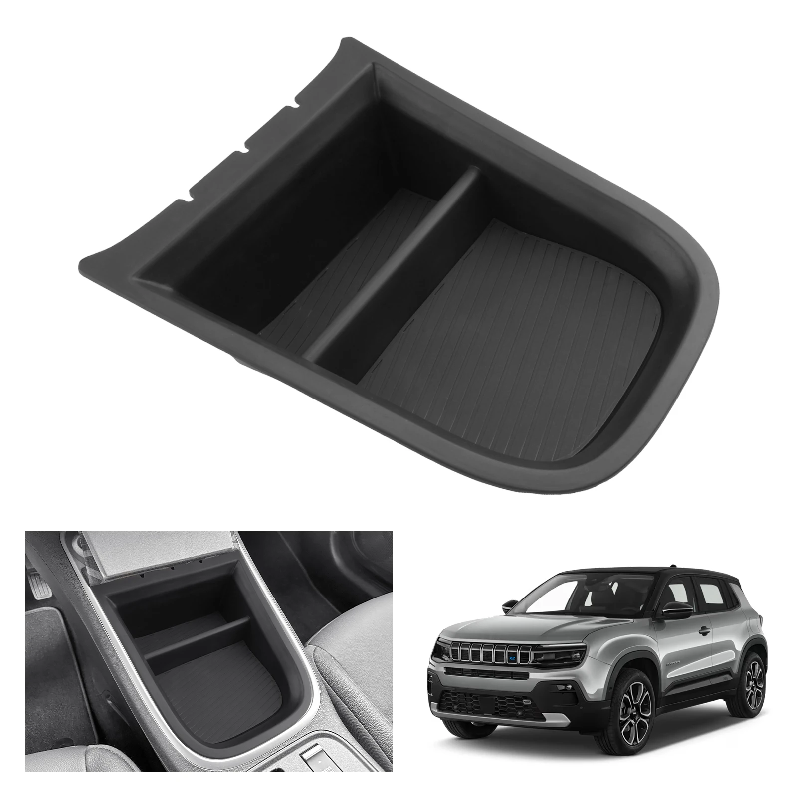 Фото RUIYA для Jeep Avenger EV 2023 2024 2025 электронная коробка передач автомобиль центральная консоль ящик для хранения авто Jeep Avenger 2025 аксессуары №1