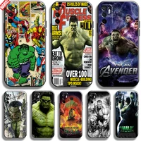 hulk marvel avengers for xiaomi redmi note 10t 5g phone case 6 5 inch soft silicon coque cover black funda thor comics