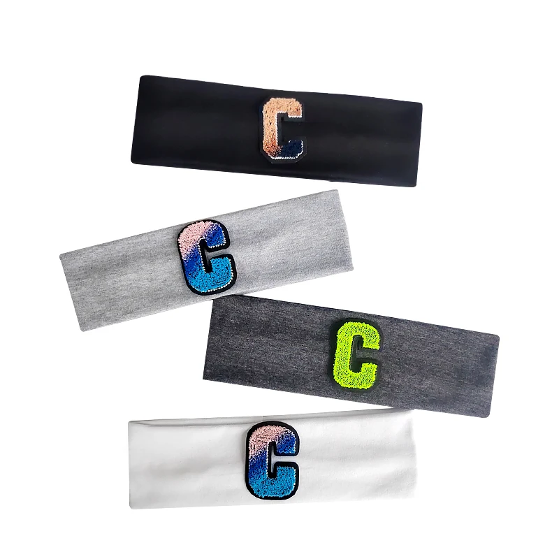 

Geebro Baby Girls Casual Letter Cotton Headband Childs New Toddler Kids Soft Elastic Hairbands Head Bands Hair accessories