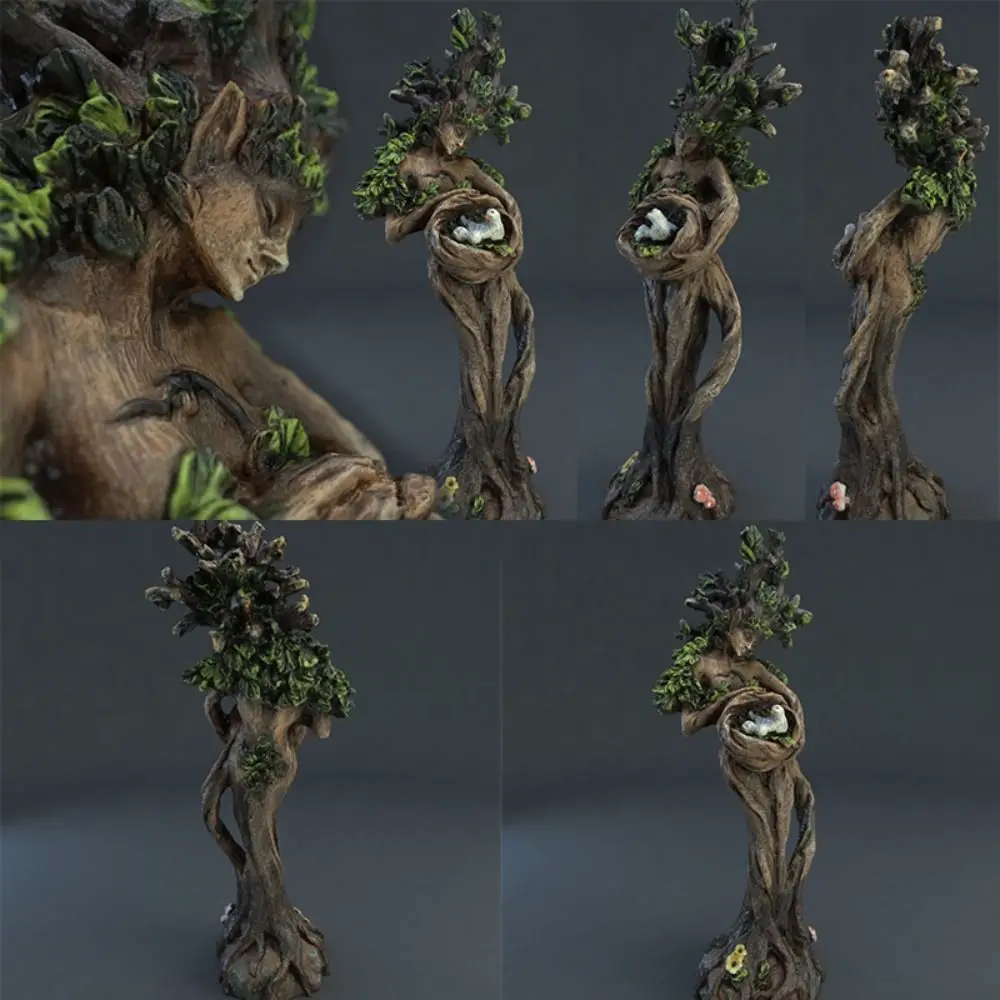 

Forest Goddess Statue Creative Nature Queen Resin Sculpture Home Decor Figurines Garden Decoration Simulation Figure Artifact