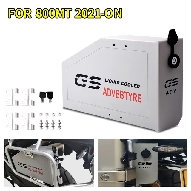 Bike gp aluminum tool box for cfmoto 800mt 2021 5 liters decorative side box high capacity toolbox motorcycle accessories 2022