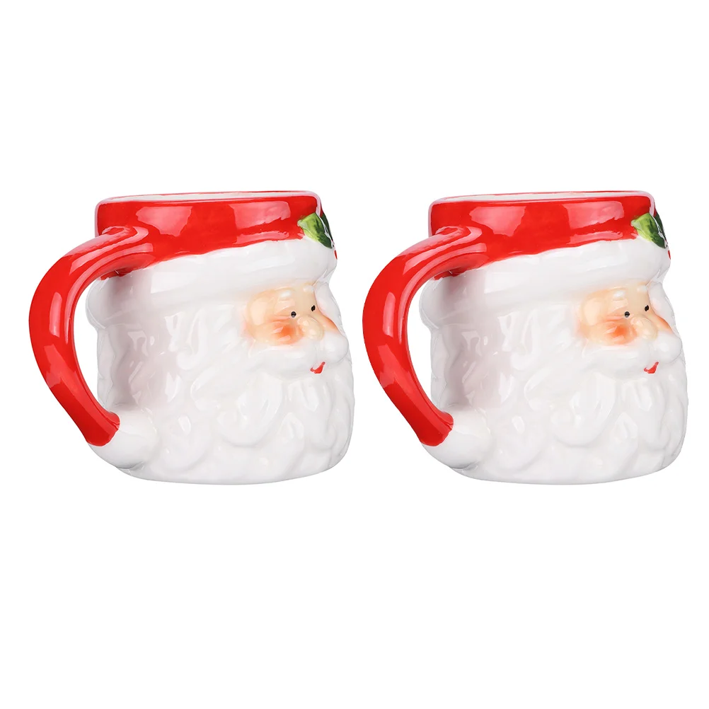 

Santa Ceramic Mug Mugs Cup Cups Coffee Claus Christmas Xmastravel Teaoffice Vintage Dringking