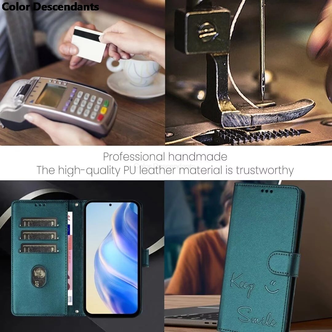 Кожаный флип-чехол Keep Smile для Huaewi Enjoy 70 50 Pro 20E Honor Play