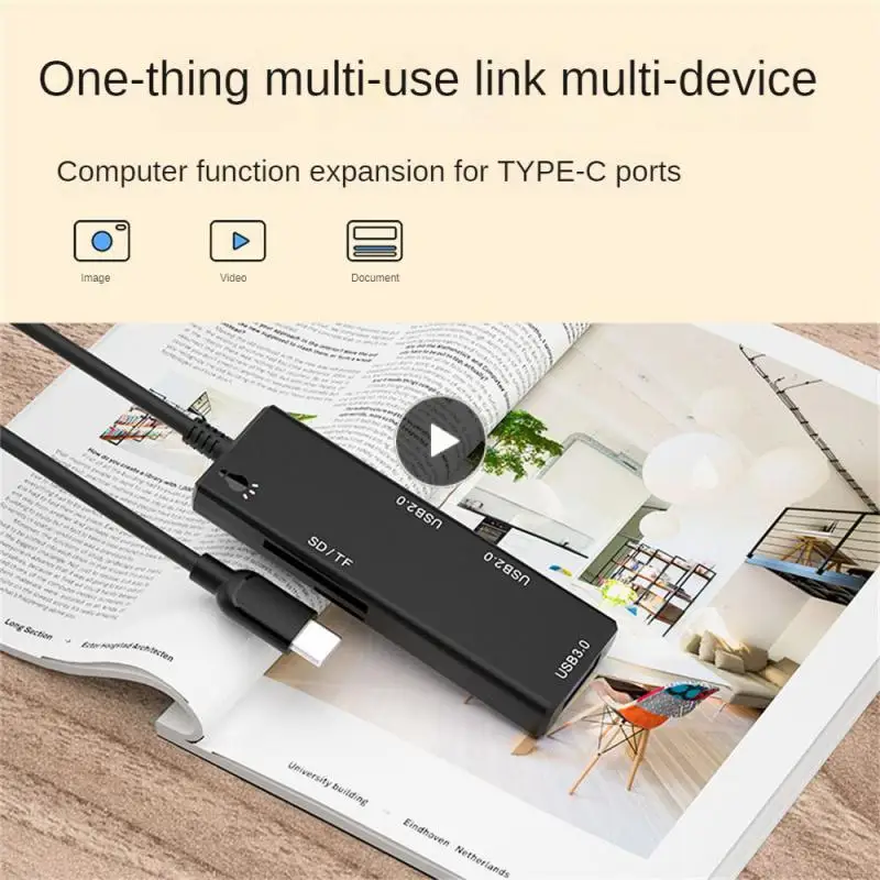 

Simple And Fashionable Elements Expanding Sd/tf Card Slots With Multiple Ports Hub Quick Heat Dissipation Sd Tf Card Reader