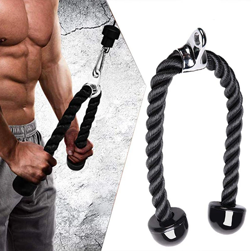 

Rope Abdominal Crunches Cable Attachment Pull Down Laterals Biceps Training Fitness Equipment Body Building Gym Supplies