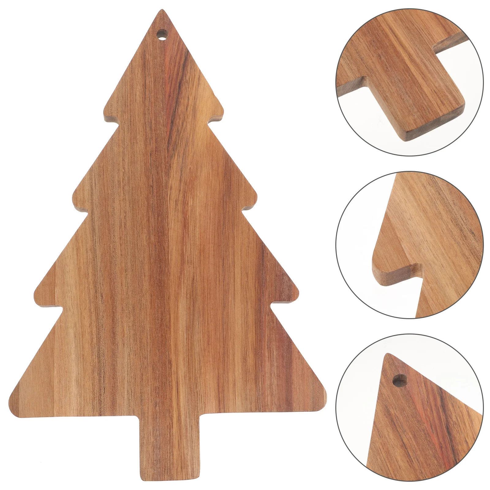 

Cutting Board Pizza Storage Fruit Tray Dessert Plate Cute Boards Wooden Charcuterie Christmas Tree Shaped Butter Chopping