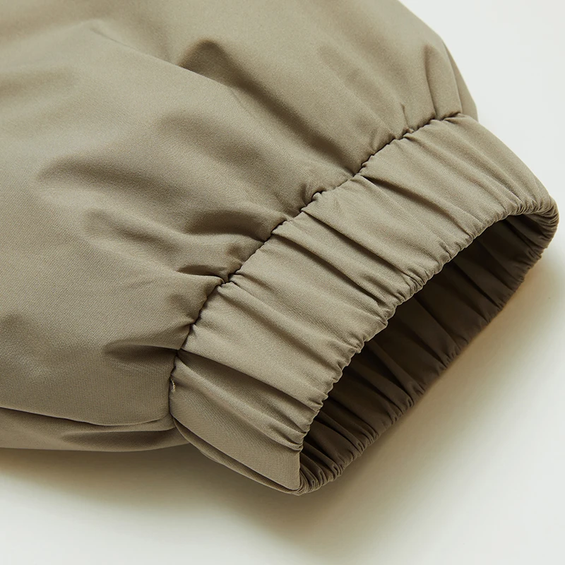 JAZZEVAR Winter 2022 New Long Down Jacket  Thickened Hat Warm Cold Solid Color Versatile Coat Female