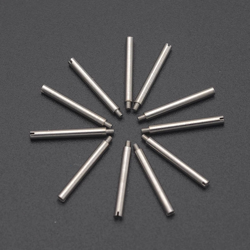 2pcs/Set Watch Band Strap Accessories fit Daytona Submariner Watch Stainless Steel Screw Parts Watch Strap Screw Tube Bar