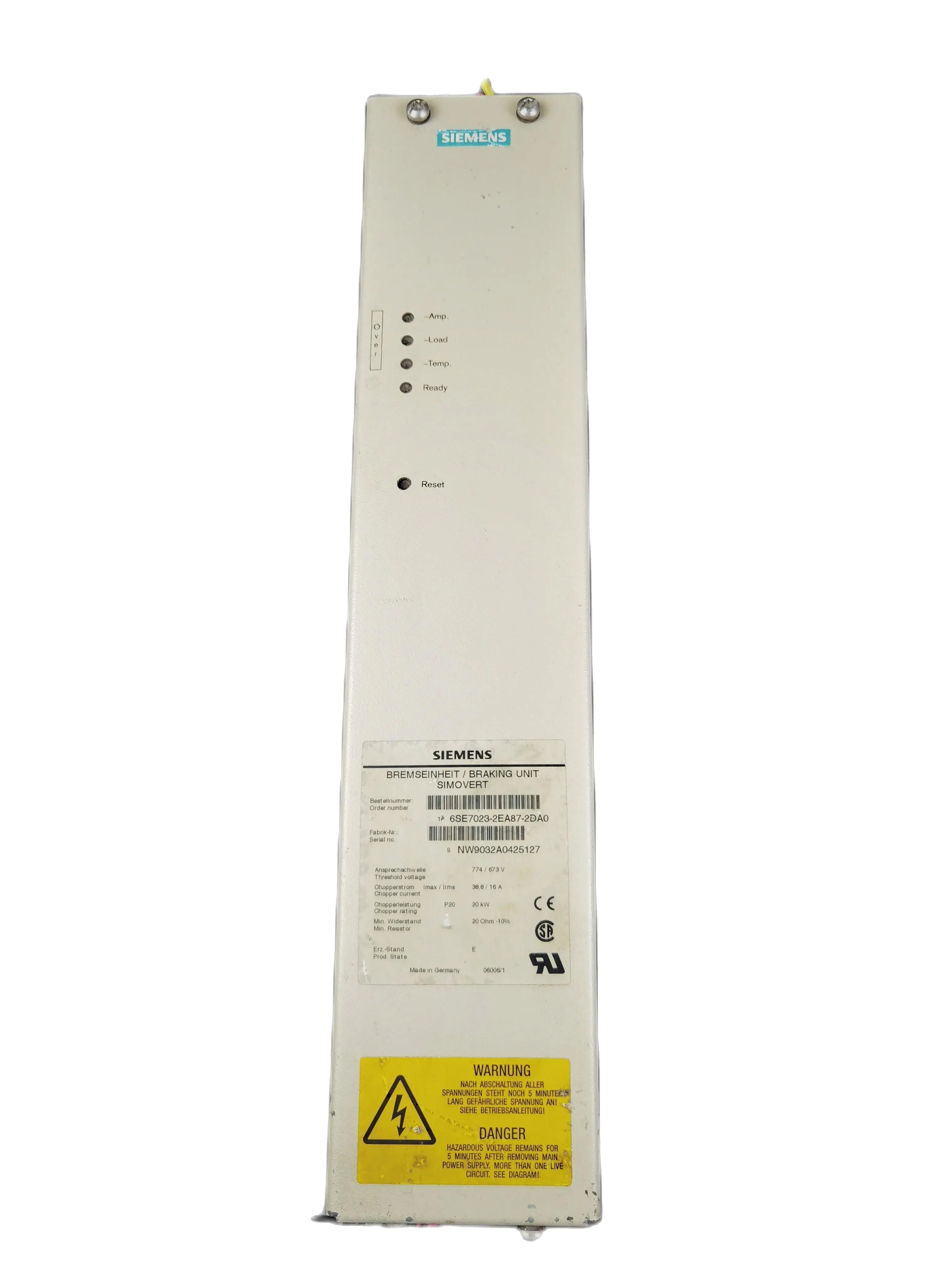 

Used 6SE7023-2EA87-2DA0 in stock