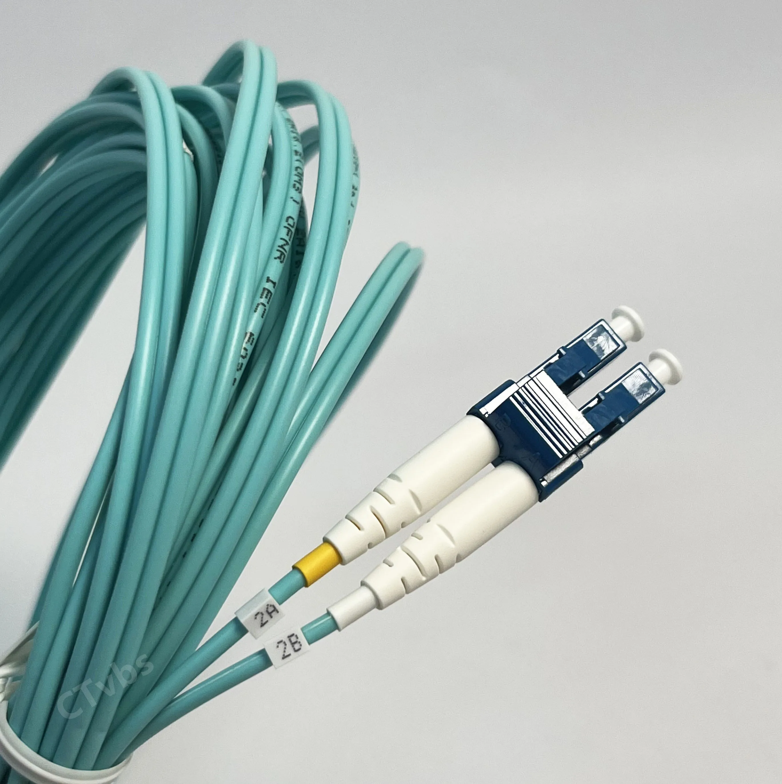 5M LC to LC Optic Fiber Patch Cable 10G Multimode Duplex OM3 PVC 2.0 50/125