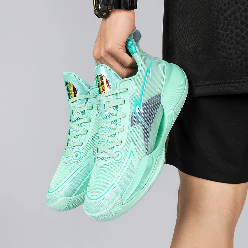 QNX-A25 UltraLight High Quality Men Basketball Sneakers Training Sports Shoes Breathable Cushion High-top Basketball Shoes 36-46