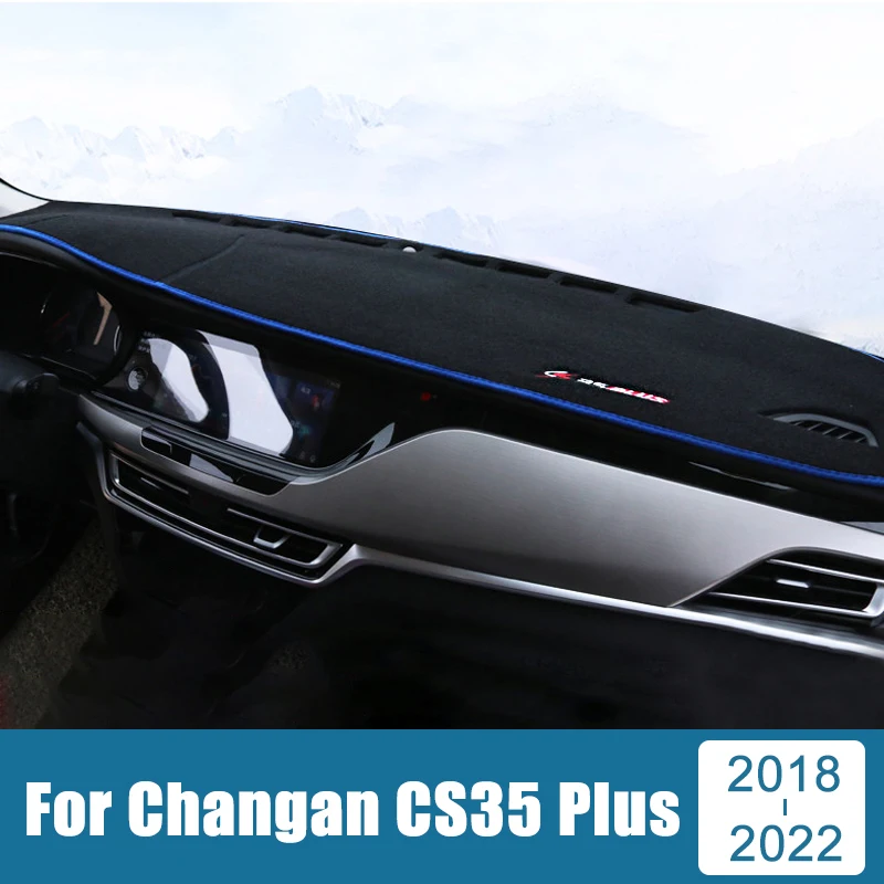 

Car Dashboard Cover Mat Sun Shade Pad Instrument Panel Carpets For Changan CS35 CS35Plus 2012-2016 2018-2021 2022 Accessories