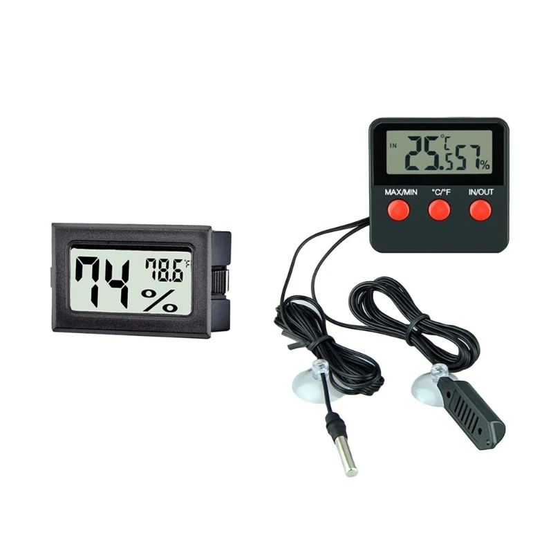 

Upgragded Mini Digital Hygrometer Thermomete LCD Display Temperature Thermometers for Greenhouse Office Home Drop shipping