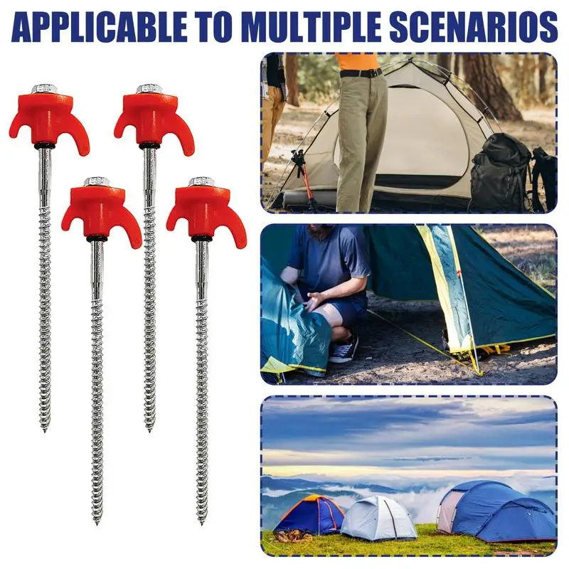 4 шт. садовые колышки для палатки 7 9 дюйма