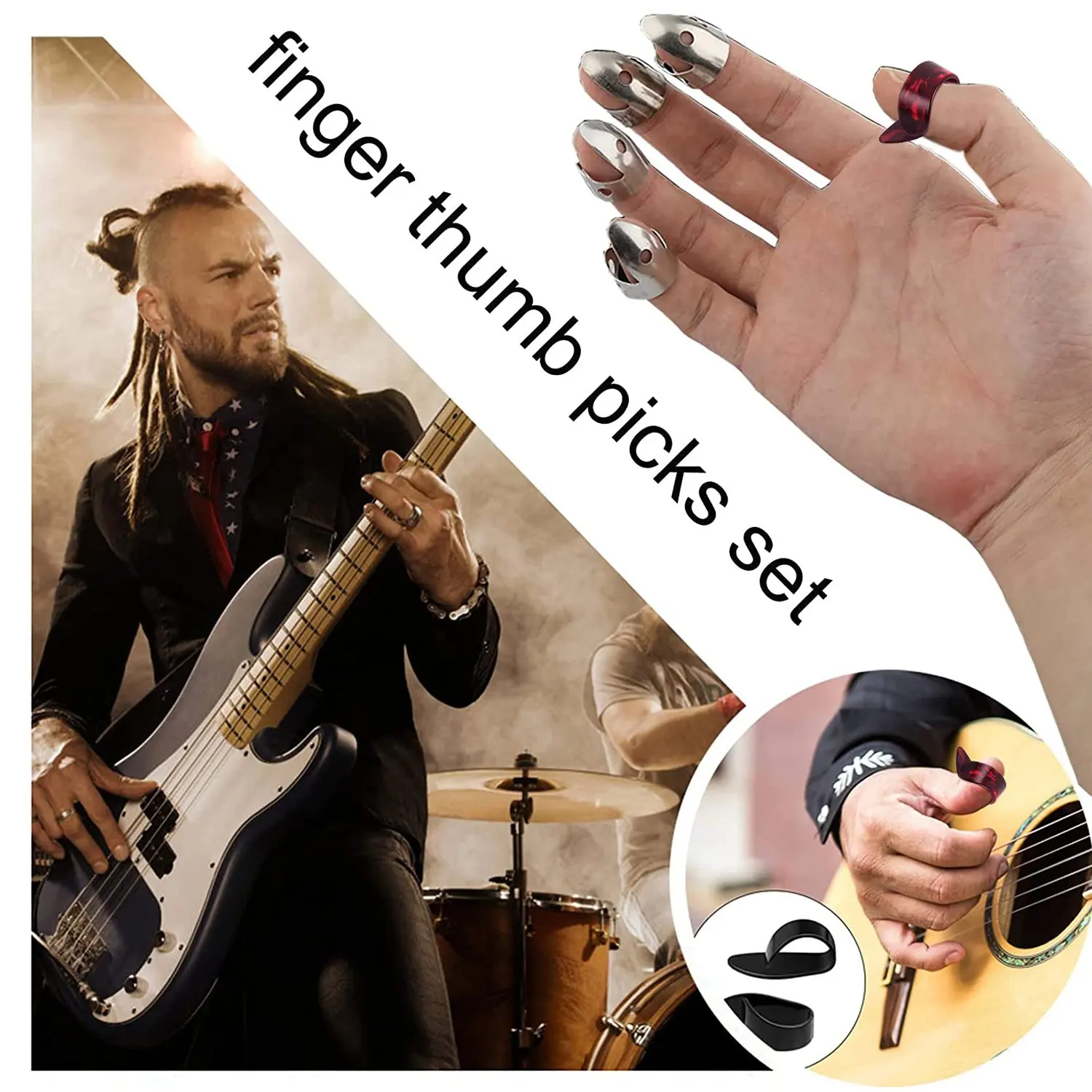 Набор регулируемых медиаторов для большого пальца включает в себя 8 пальцев из