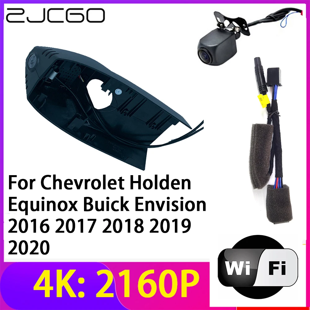 

Видеорегистратор ZJCGO 4K 2160P, 2 объектива, Wi-Fi, ночное видение, для Chevrolet Holden Equinox Buick Envision 2016 ~ 2020