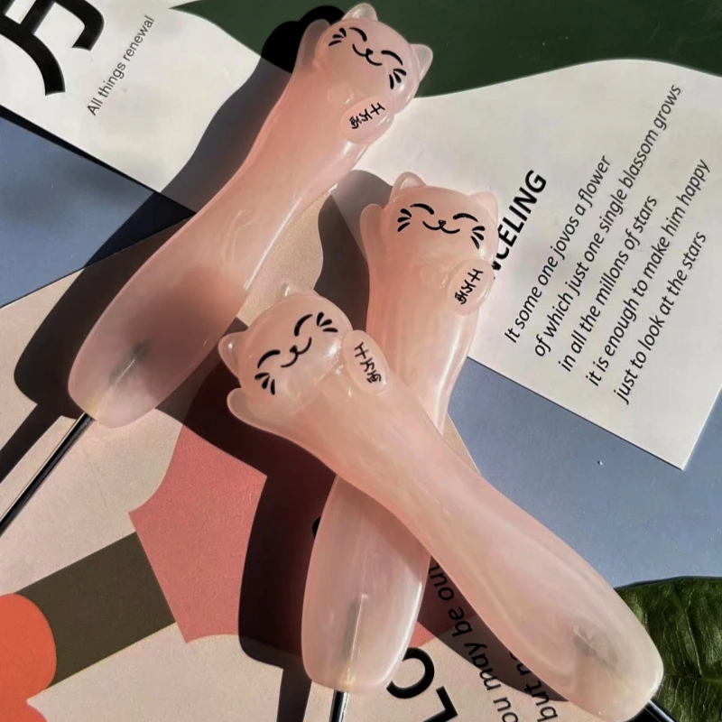 Крючки для вязания милая ручка в виде кошки из смолы алюминиевые спицы крючком