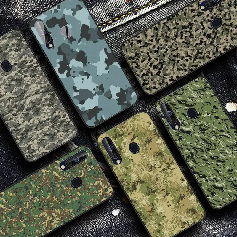 

Camouflage Pattern Phone Case for Samsung A51 01 50 71 21S 70 31 40 30 10 20 S E 11 91 A7 A8 2018